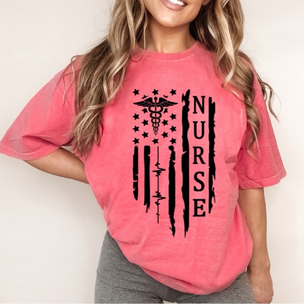 Graphic Nurse T-Shirt by Midwest Threads & Co
